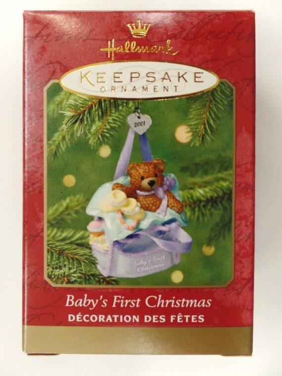 hallmark baby christmas ornaments
