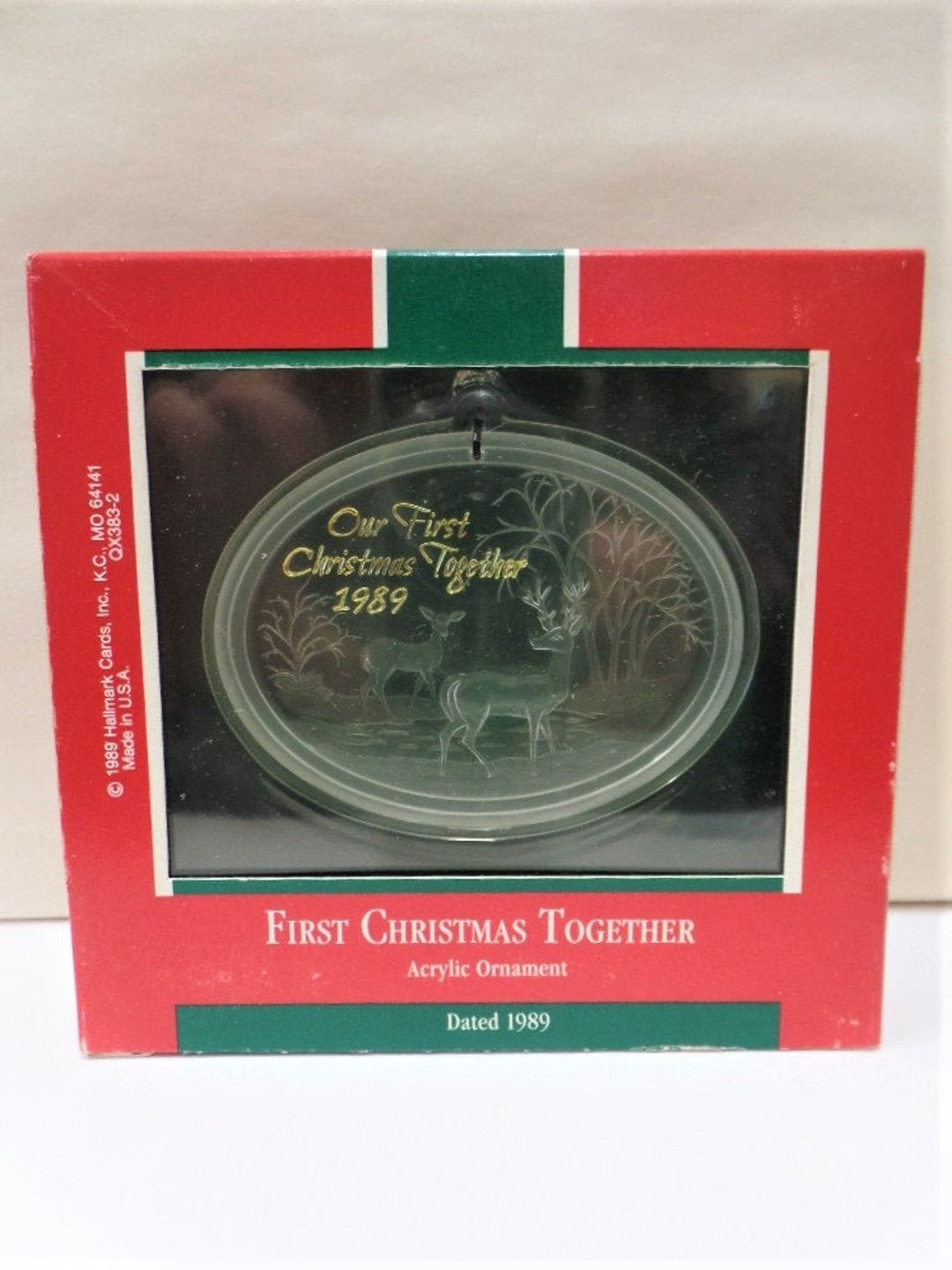 Hallmark First Christmas Together Acrylic Christmas Ornament Etsy