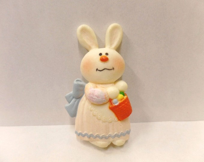 Vintage Hallmark Easter Lapel Pin 1975 NOS Bernadette Bunny Etsy