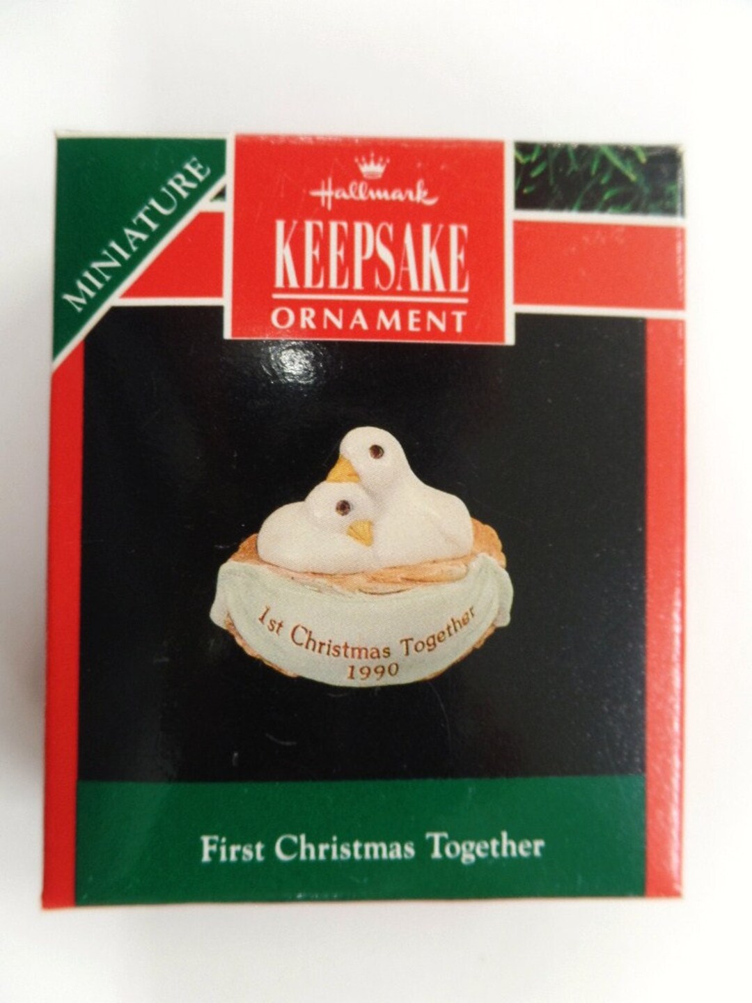 Hallmark First Christmas Together Fine Porcelain Miniature Christmas