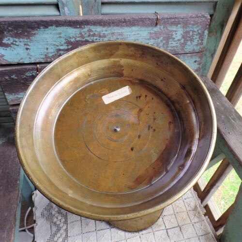 Vintage Brass Umbrella Stand With Handles Made shops in Holland Floral Design