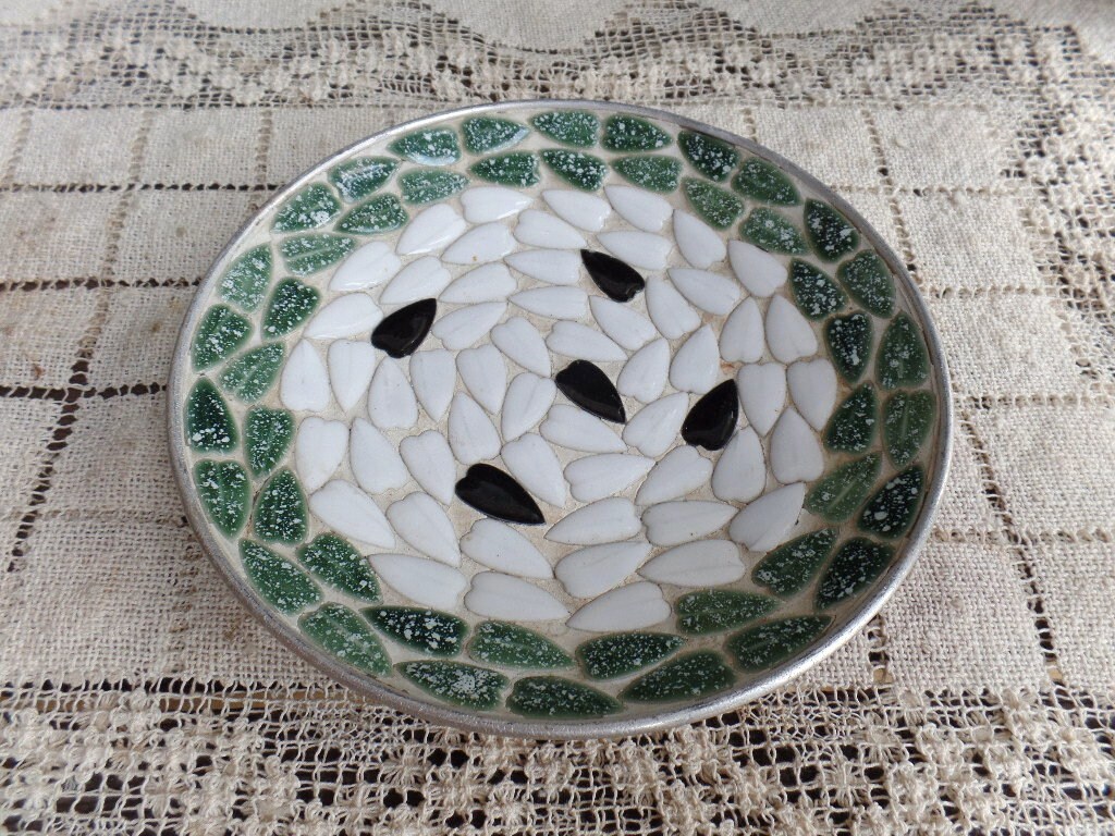 Vintage Tile Ashtray Mid Century Modern Tobacciana Etsy