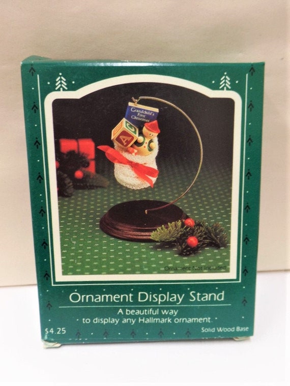 Hallmark Ornament Display Stand for Christmas Ornaments 1987 Etsy