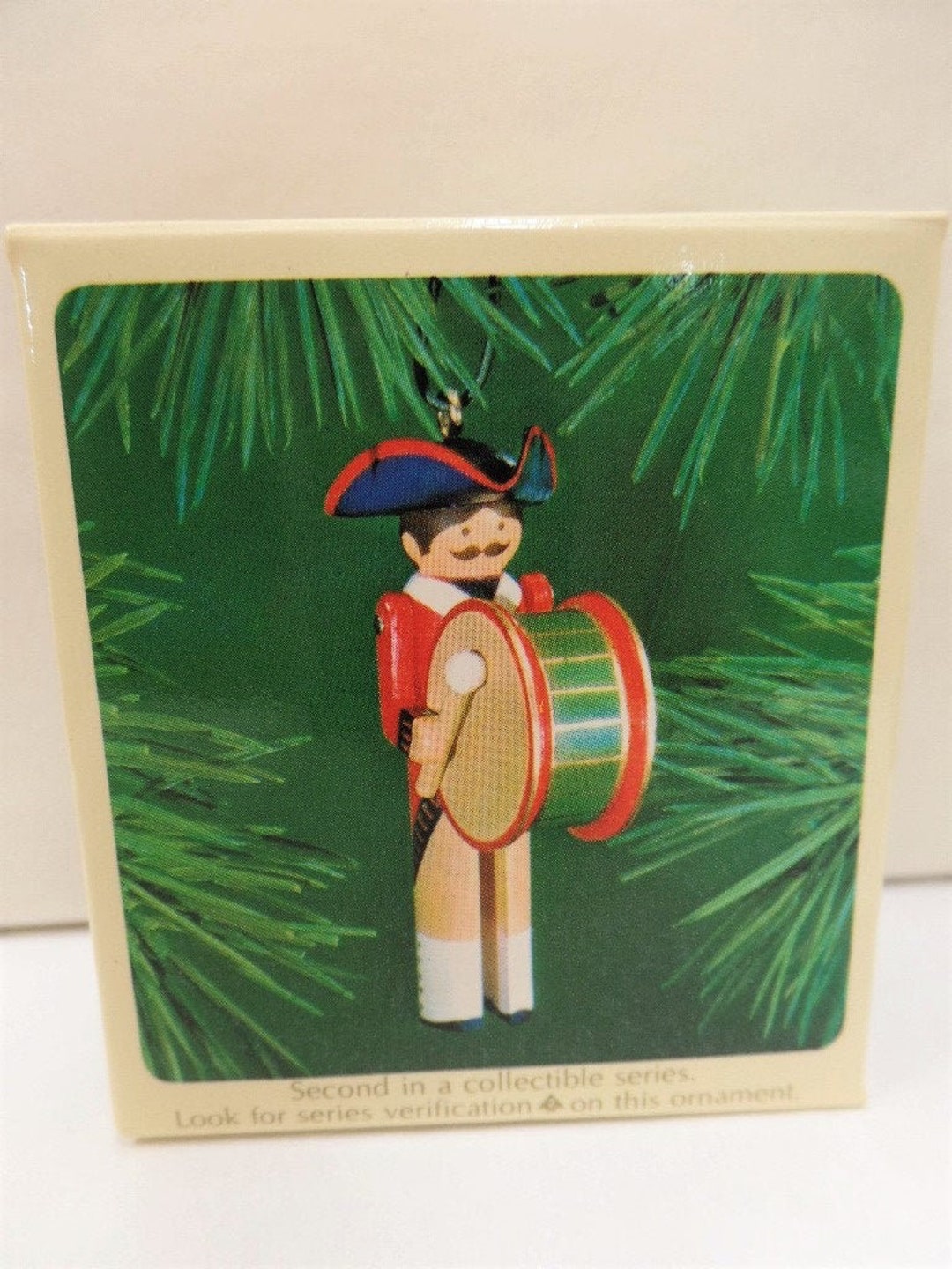 Hallmark Clothespin Soldier Christmas Ornament 1983 NOS Soldier With