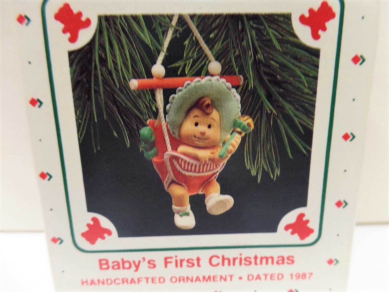 Hallmark Baby's First Christmas Ornament 1987 NOS Baby in - Etsy