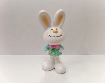 Vintage Hallmark Easter Merry Miniature 1986 Bunny Boy NOS