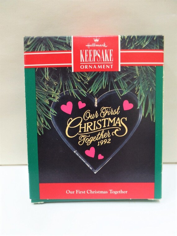 Hallmark Our First Christmas Together Acrylic Christmas Etsy