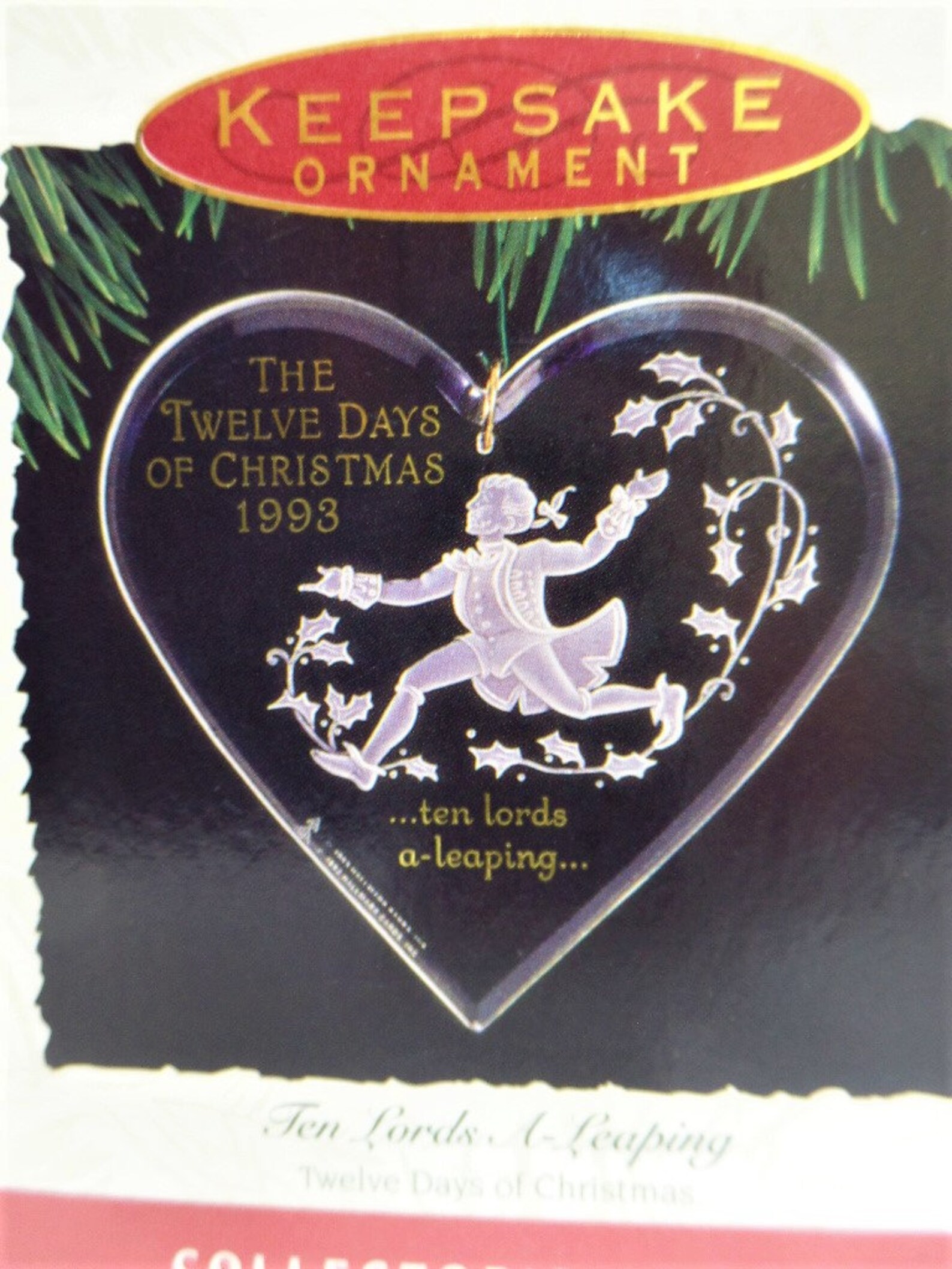 Hallmark Twelve Days of Christmas Ten Lords A Leaping Ornament Etsy