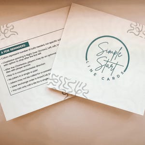 Carta de introducción al Mahjong Americano, carta de línea para principiantes, juego alternativo NMJL de 4: ¡ideal para enseñar, para niños o para principiantes! Mahjong Simple Starts