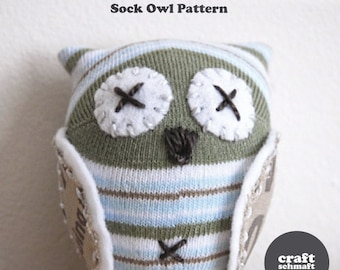 Toot the Sock Owl (modèle PDF)