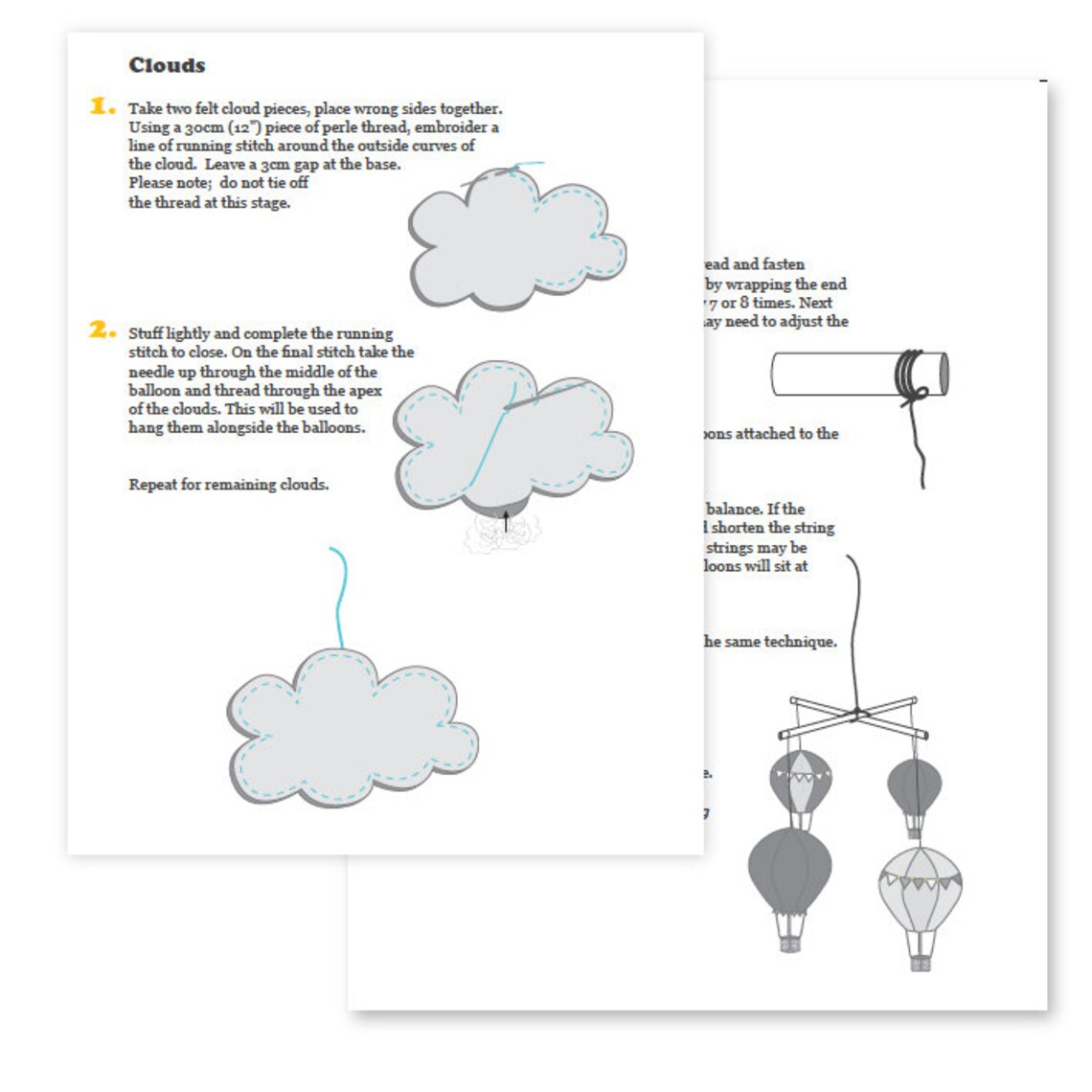 Hot Air Balloon Sewing Pattern - Etsy
