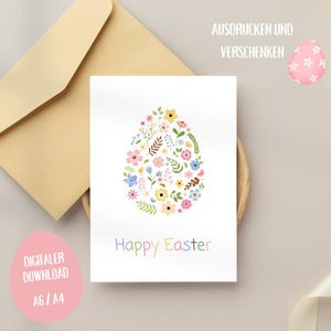 Biglietto di Pasqua / cartolina per Pasqua / Buona Pasqua