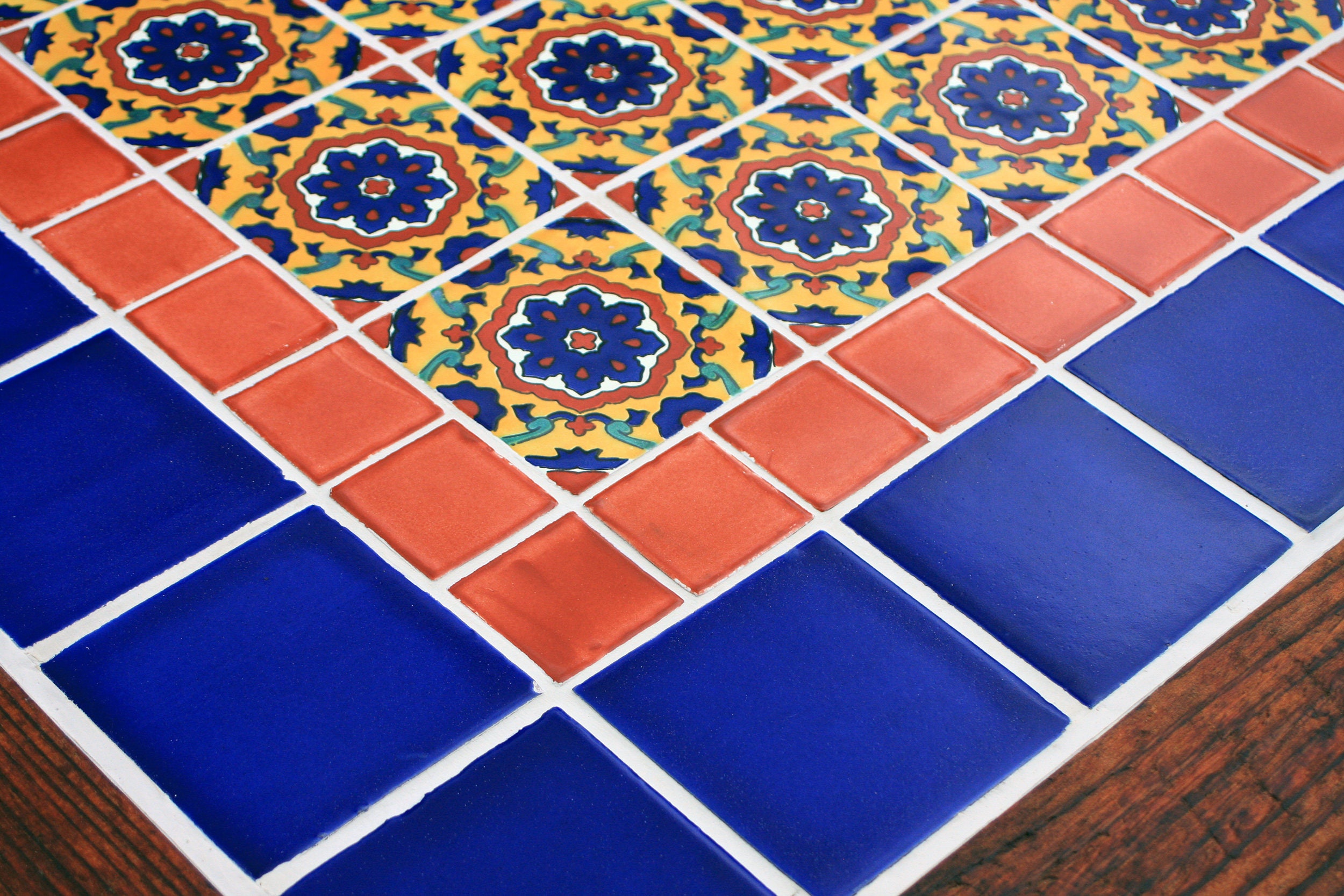 Talavera Tile Dining Table. Very Large Dining Table. Mexican Etsy