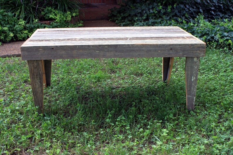 Rustic Outdoor Coffee Table. Gray Wood Coffee Table. Outdoor Etsy