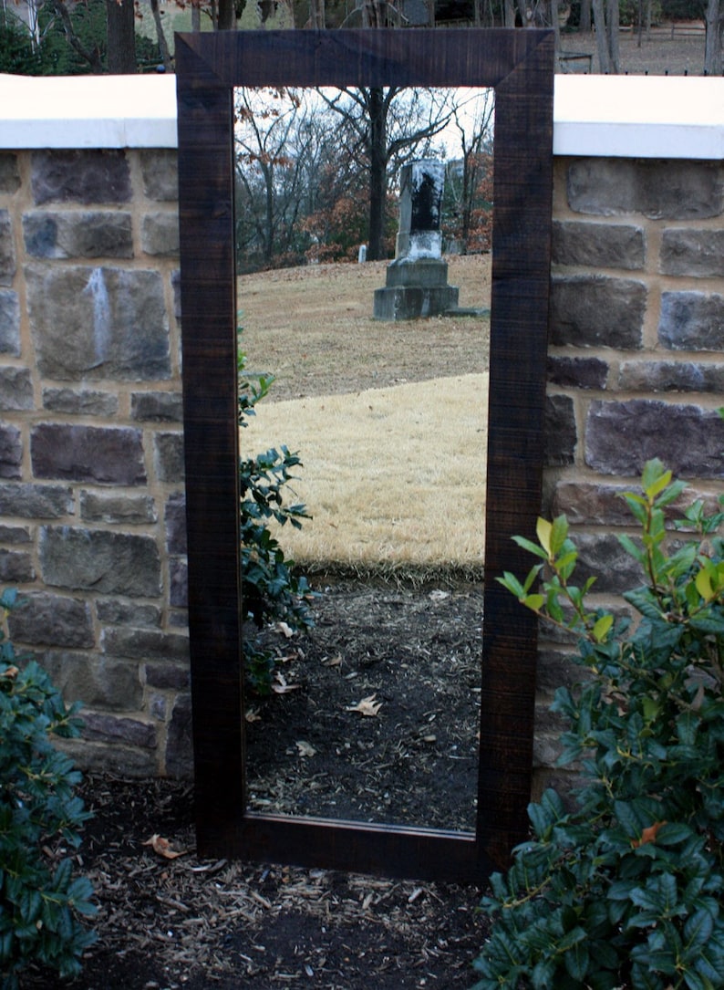 Large Floor Mirror. Reclaimed Barnwood Framed Mirror. 72 Inch Etsy