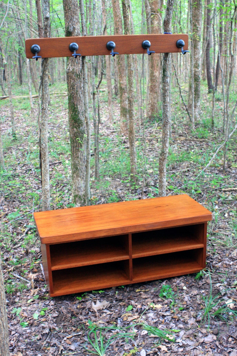 Mahogany Bench. Mudroom Bench. Storage Bench. Entryway Bench. Etsy