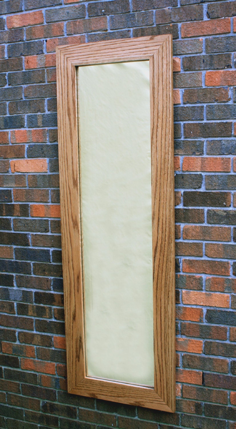 Golden Oak Full Length Framed Mirror. Oak Framed Mirror. 60 Etsy