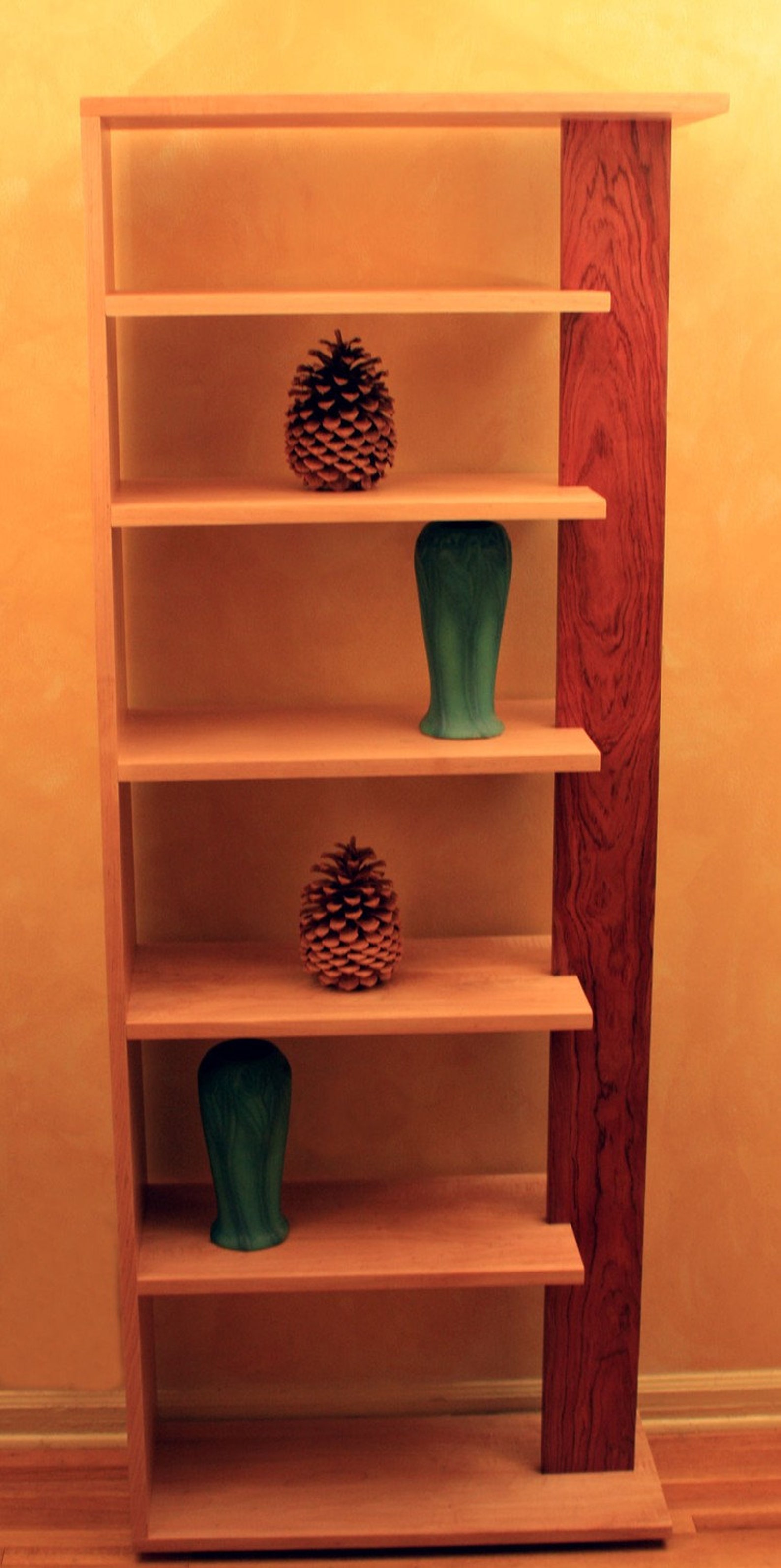 Bookcase. Maple Bookcase. Tall Bookcase. Maple Bookshelf. Tall Etsy