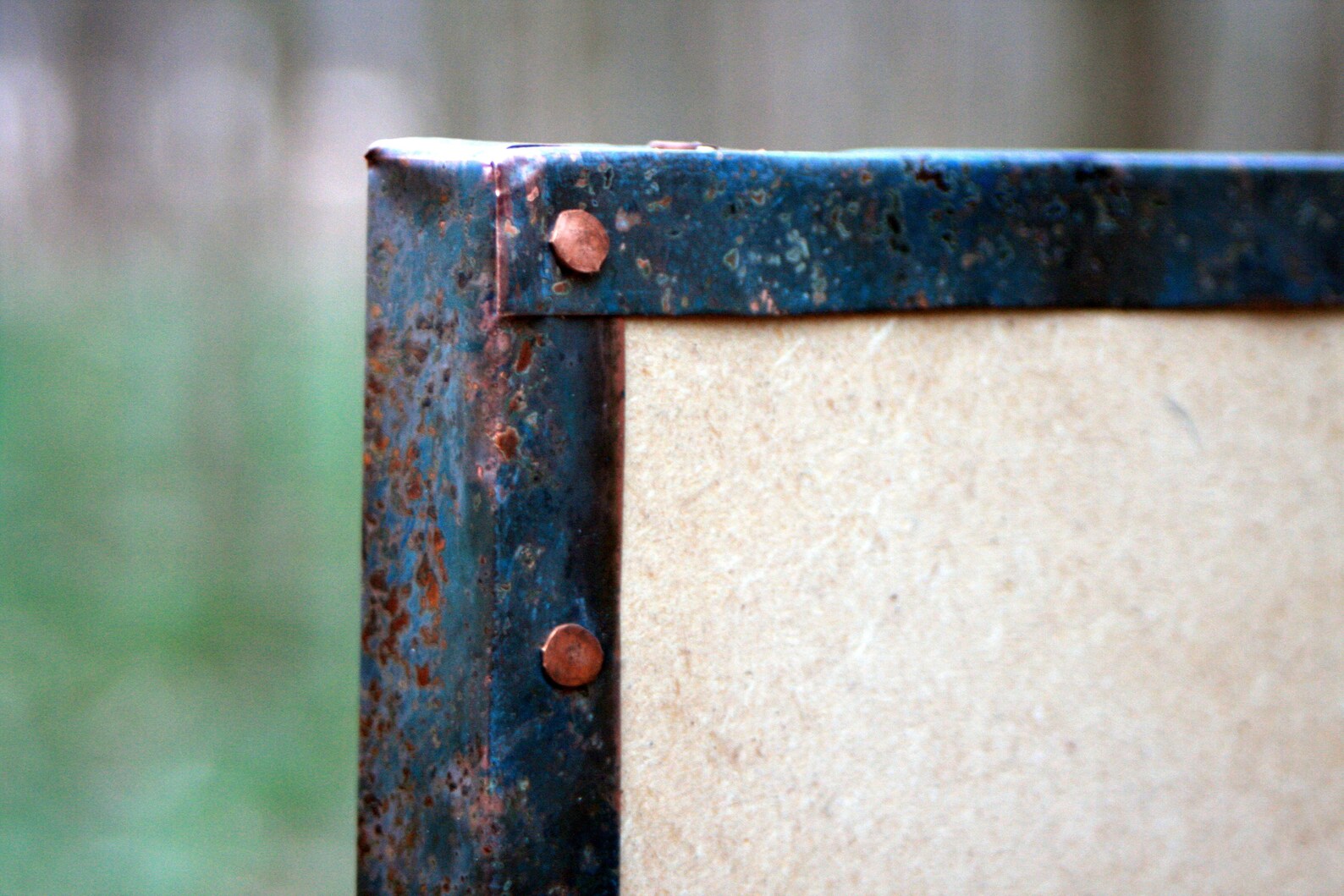 Copper Mirror. Copper Patina Mirror. Copper Wall Art Mirror. Etsy