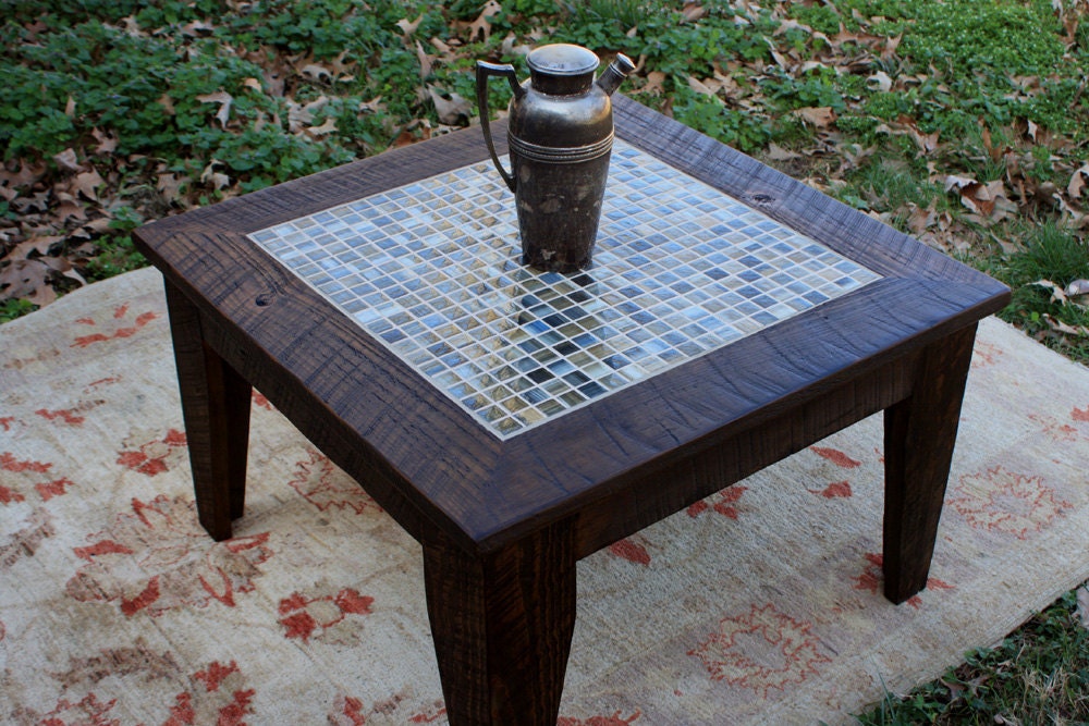 Outdoor tile coffee online table