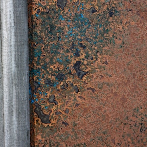 Copper Metal Wall Art. Abstract Art. Copper Patina Art. Copper Wall ...