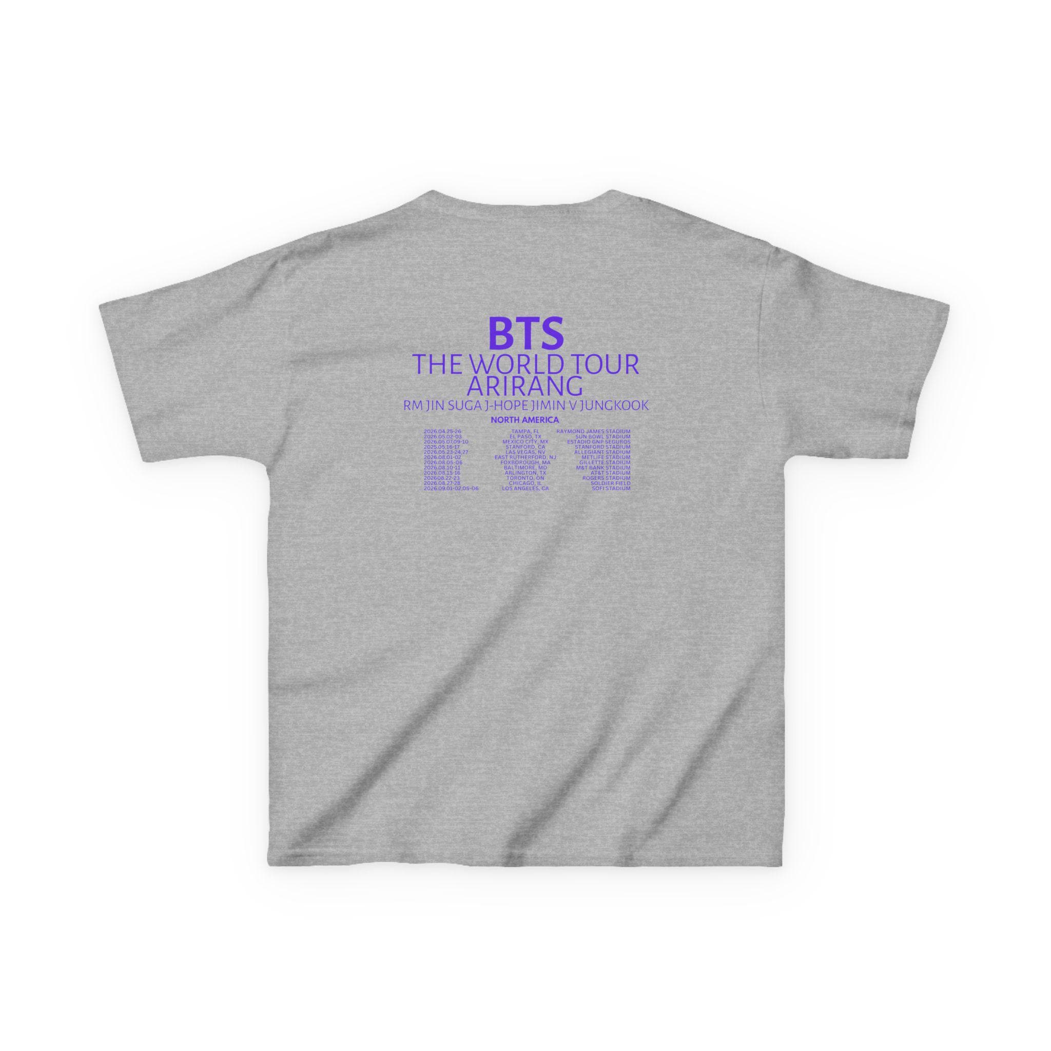 BTS Arirang Kids Tee | 2-sided, Front Hangul Design, XS - XL - Etsy
