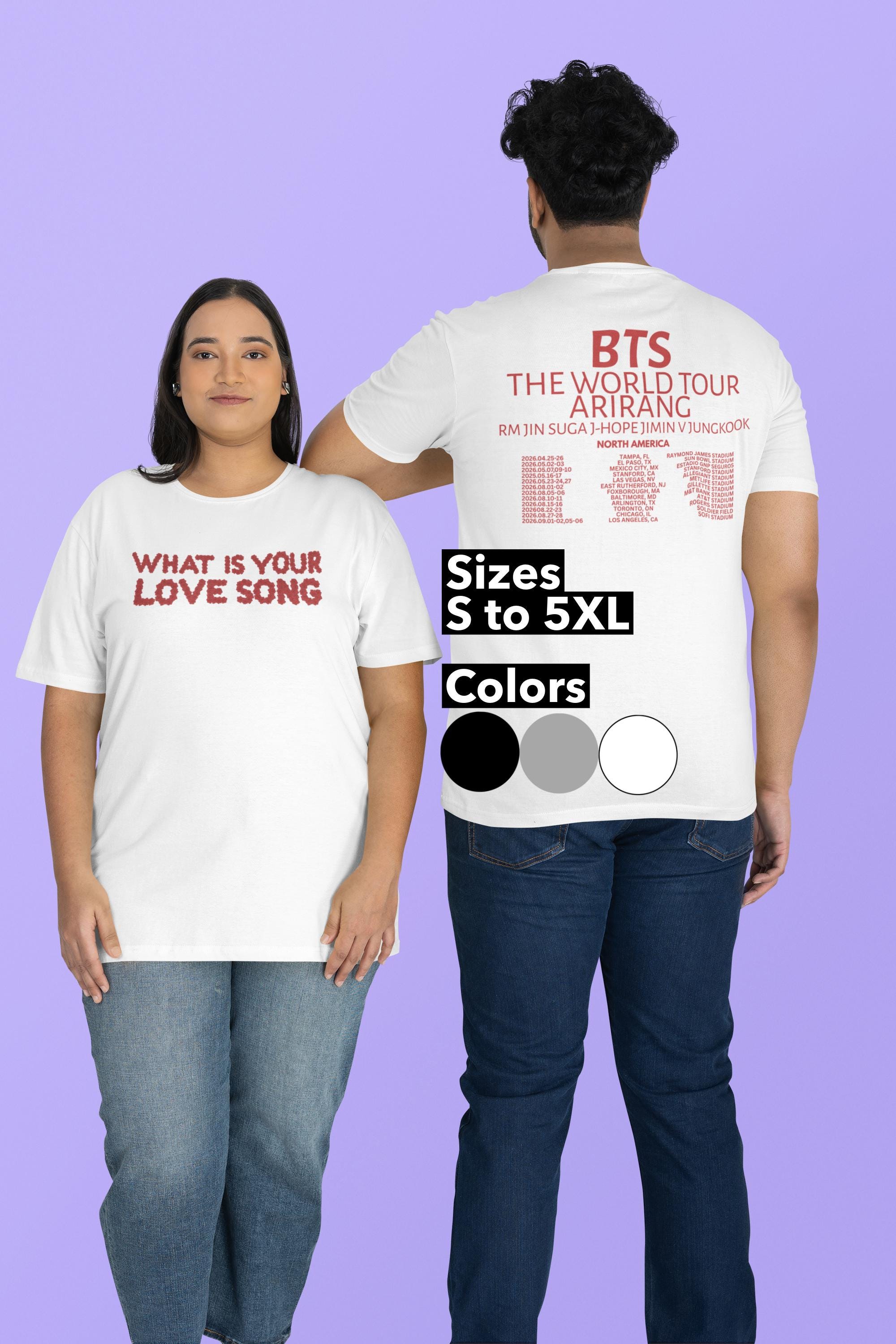 What is Your Love Song BTS Tee | K-pop Arirang World Tour Shirt