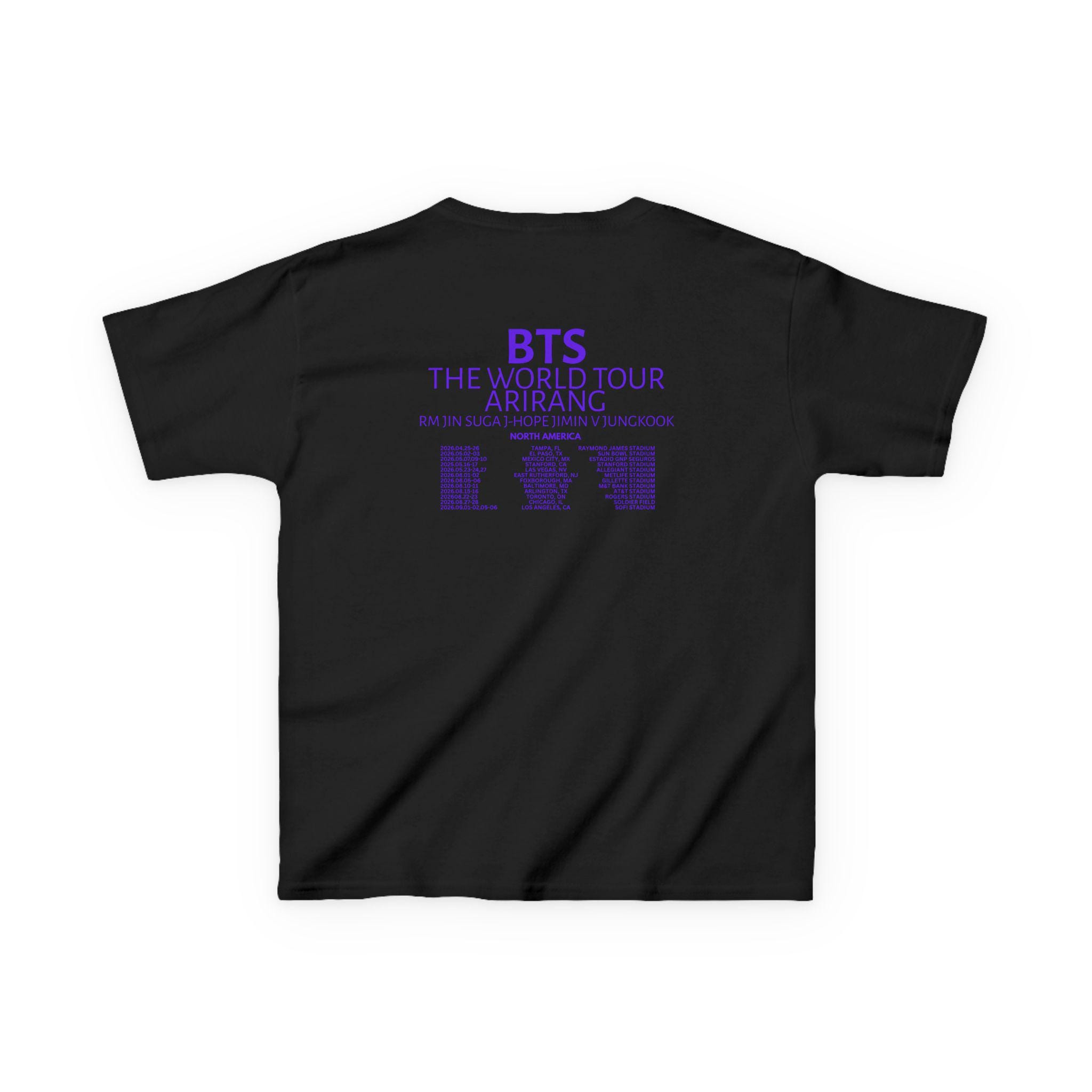 BTS Arirang Kids Tee | 2-sided, Front Hangul Design, XS - XL - Etsy