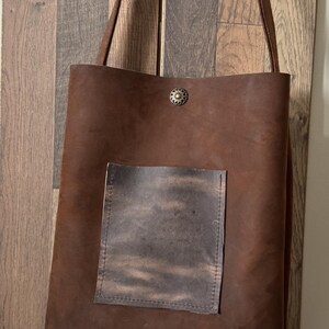 Large Leather Tote Bag/Shoulder Bag