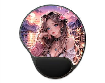 Alfombrilla de ratón con reposamuñecas