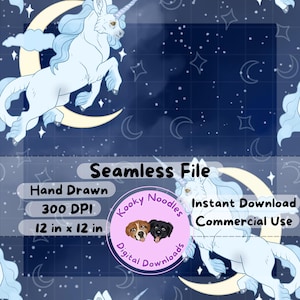 Handgezeichnetes Einhorn Musterdesign: Mittelalterliche Fantasie (PNG)