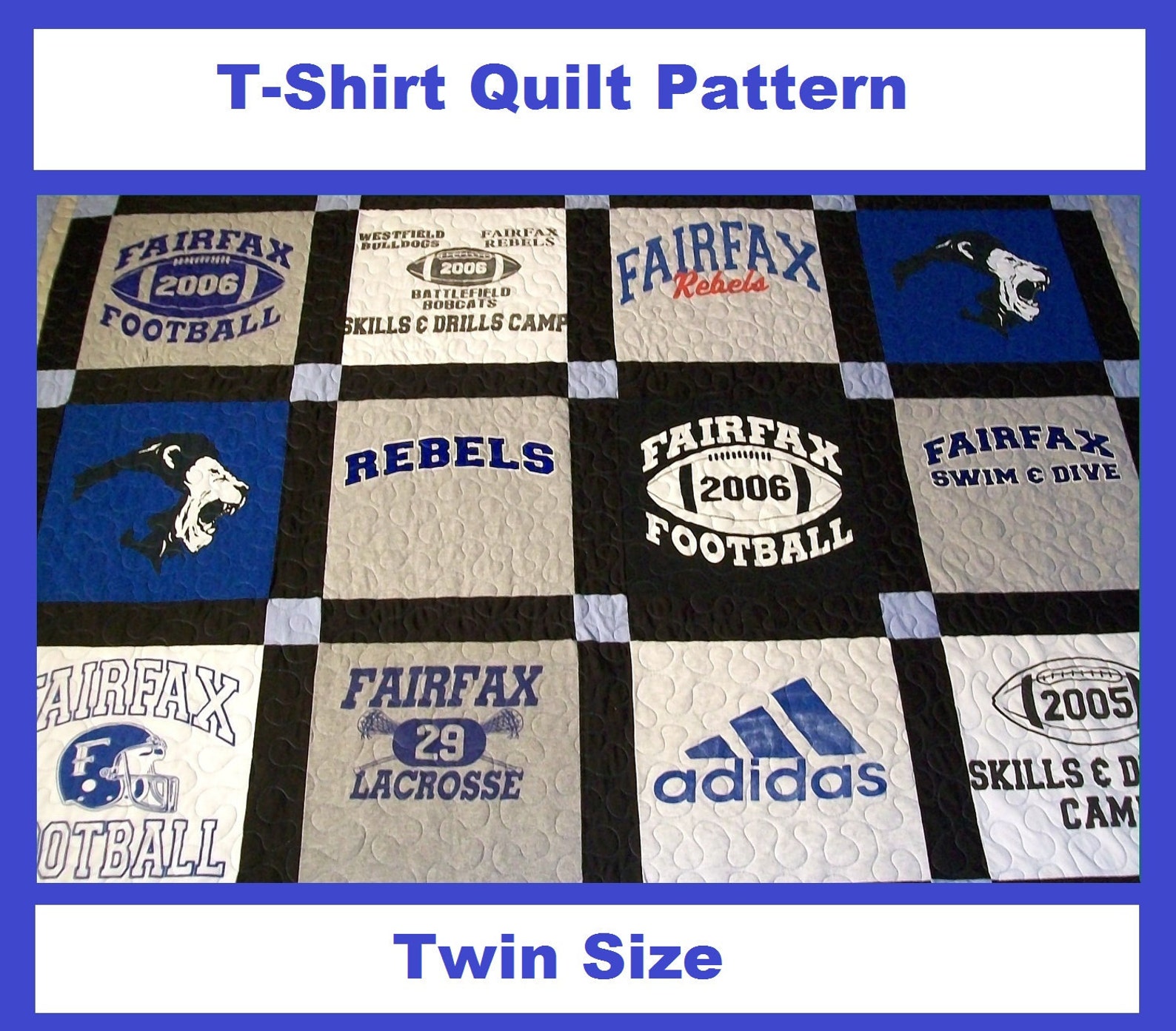 Tshirt Quilt Pattern PDF E-book How to Make a T-shirt - Etsy
