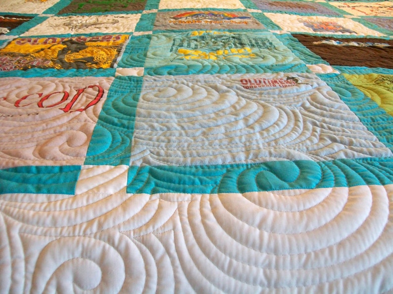 Homemade Tshirt Quilt King Size Deposit Listing 50 Free Etsy
