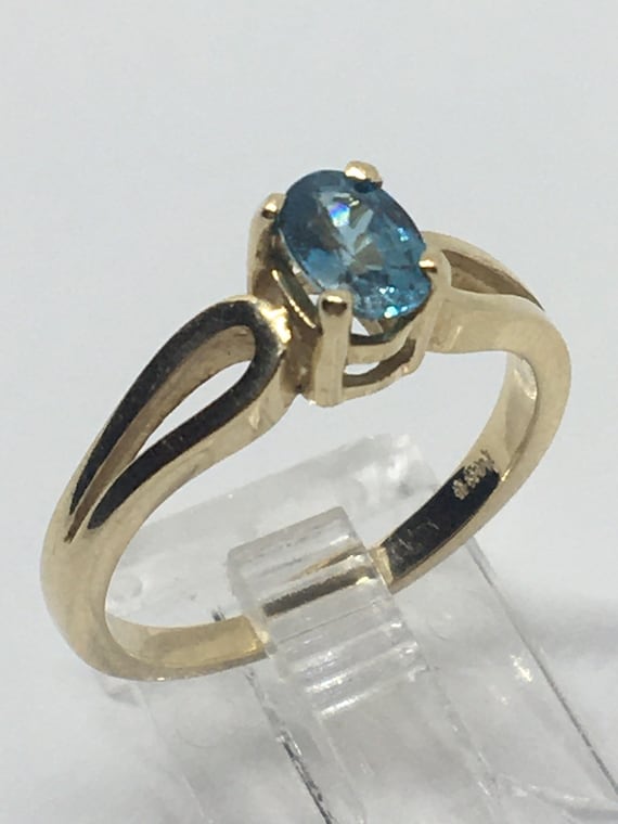 豪華 Blue December 1/4, 6 Size Vintage, Ring, Stone Zircon アクセサリー