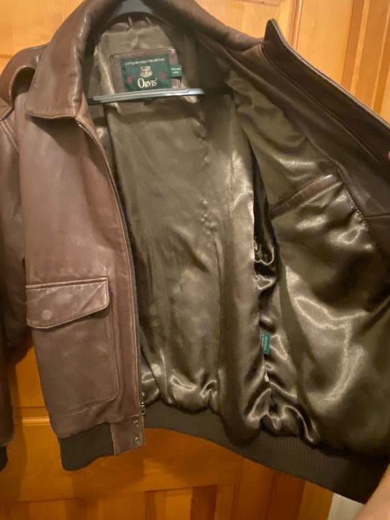 Orvis Bomber Jacket, Flight Jacket, Vintage , Gen… - image 8