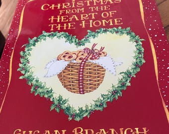 Christmas from the heart of the home cookbook, hardcover, Susan Branch