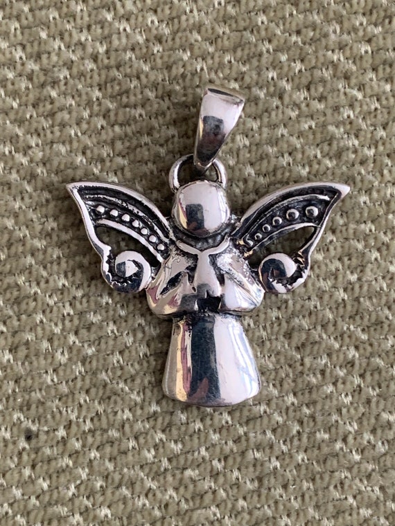 Angel, archangel, guardian angel,  pendant, neckl… - image 1
