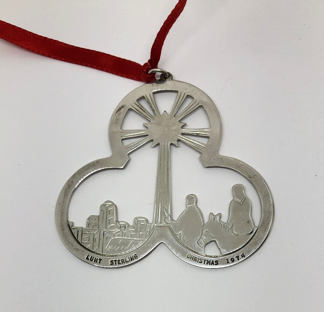 Lunt silversmiths christmas ornament Clearance