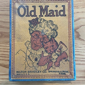 Milton Bradley Old Maid Card Set, #4488, Vintage, Springfield  Massachusetts.