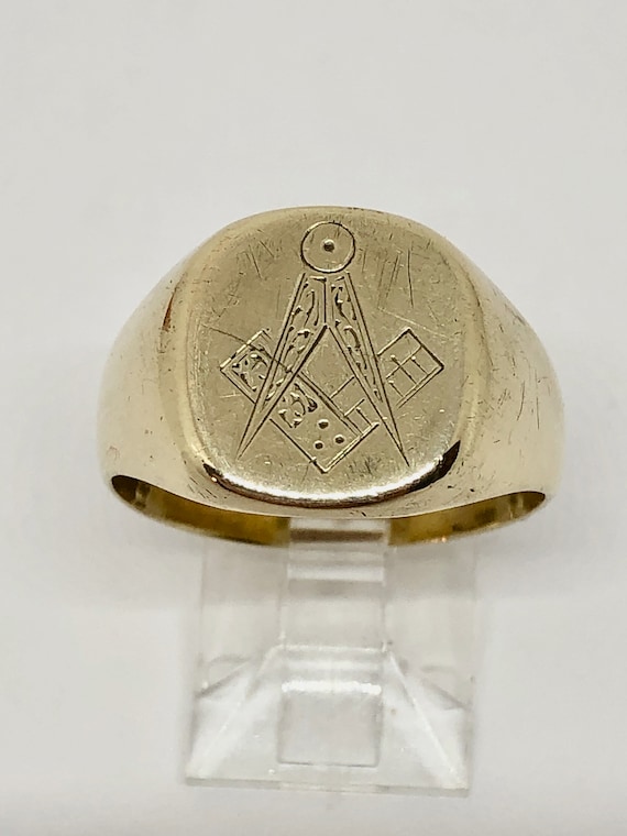 Masonic Ring, Mens, Masons Ring, Freemasons RIng,… - image 2