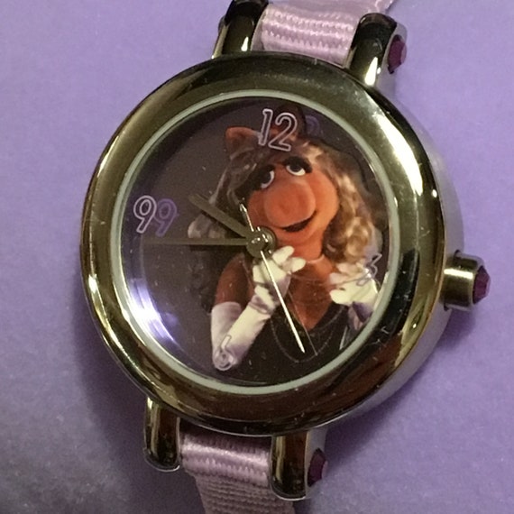 Miss Piggy Fossil Watch Set, Vintage, Limited Edit