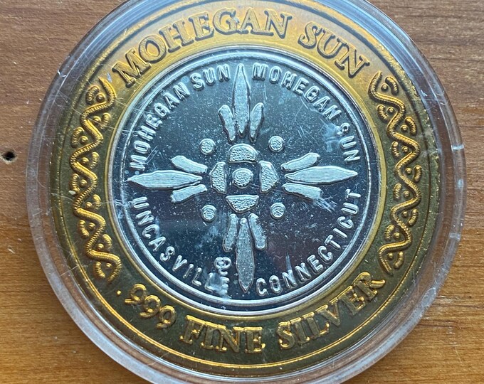Mohegan Sun Spring Coin With Dogwood Flower .999 Fine Silver. Rare - Etsy