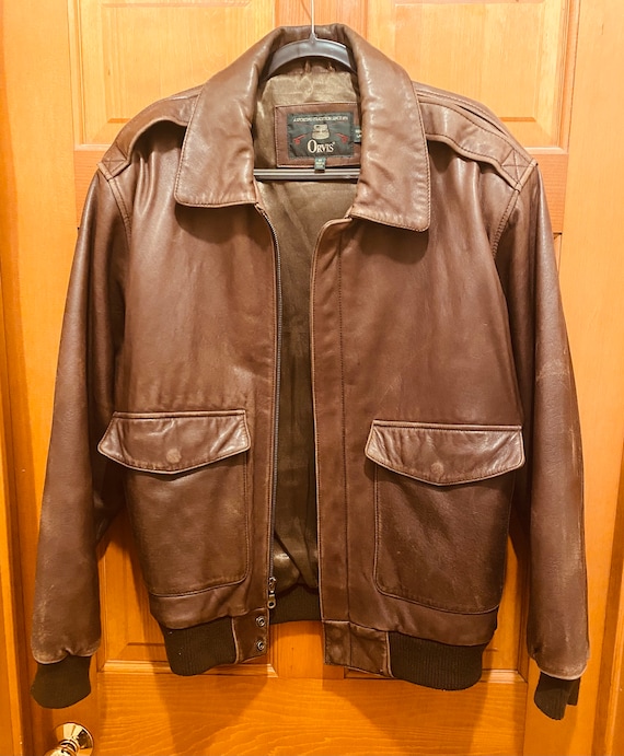 Orvis Bomber Jacket, Flight Jacket, Vintage , Gen… - image 1
