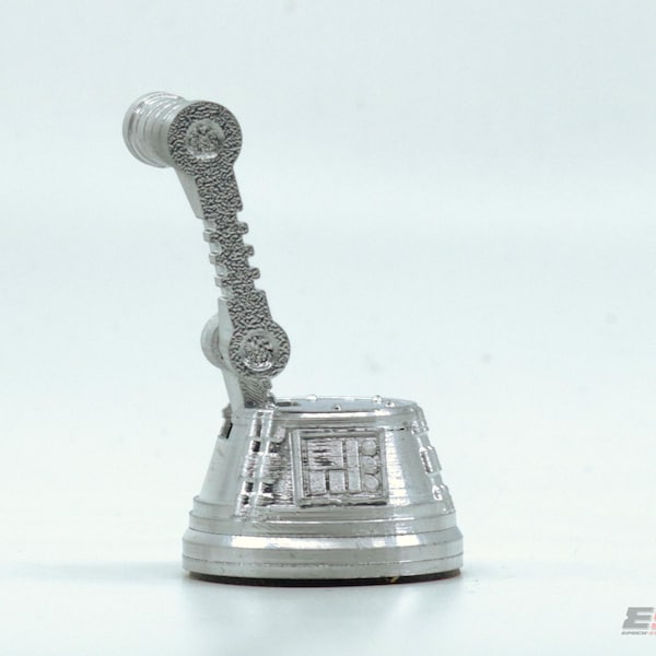 Metallic Painted 3D Printed Star Fighter Push-To-Start Lever