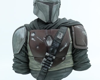 Hand Painted 10-Inch Tall 3D Printed Mandalorian