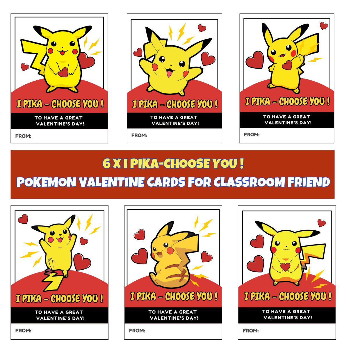 Pokemon Valentine Card I choose you Pikachu Clasroom Valentine Boy Preschool Valentine Cards Printables Party Tags Pokemon Valentine Card I choose you Pikachu Clasroom Valentine Boy Preschool Valentine Cards Printables Party Tags