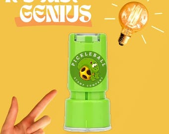Permanent selbstfärbender Pickleball Ball Stempel