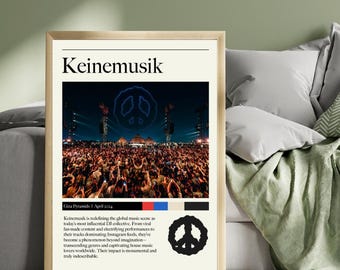 Keinemusik - Giza Pyramids - Techno Music Print Set - Custom Music Gallery Wall Art