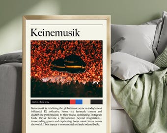 Keinemusik - Lisbon Set - German Electronic Afrohouse Techno DJ Collective Music Print Set - Custom Music Gallery Wall Art