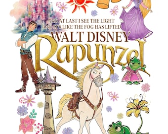 Rapunzel Tangled PNG, Disney Princess Clipart (Digital Download)